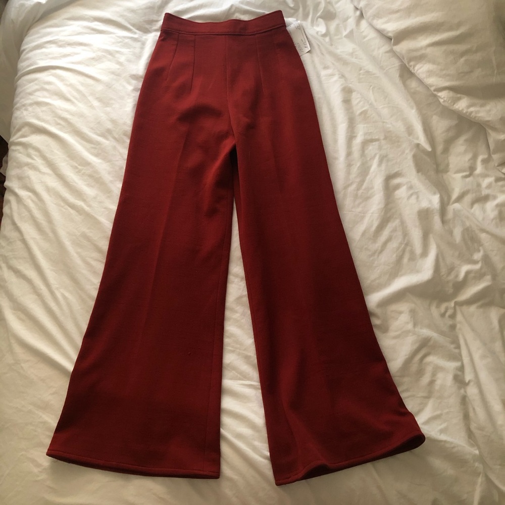 Vintage 1970’s Red Flare Pants